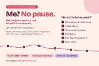 Female Health Talk Hamburg: Me? No pause. Understanding menopause emotionally and physically